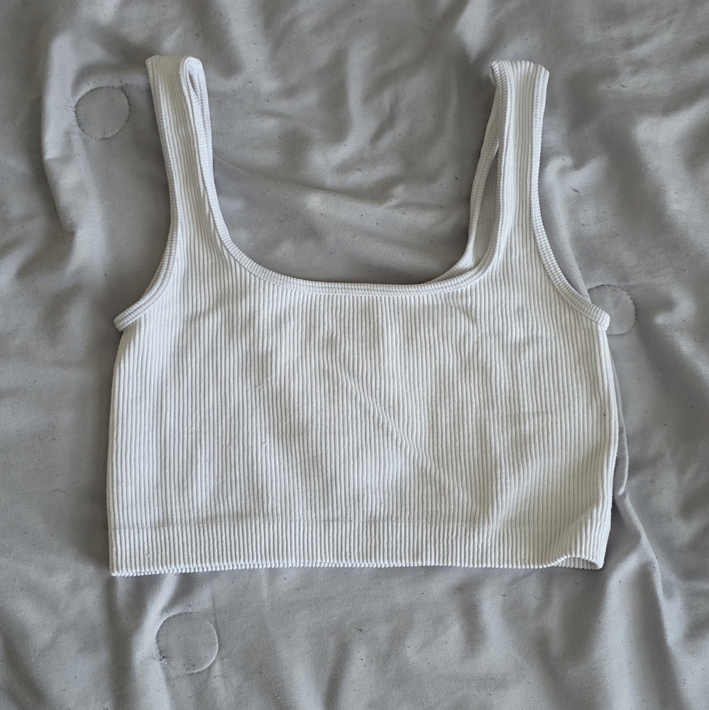 Classic White Crop Top